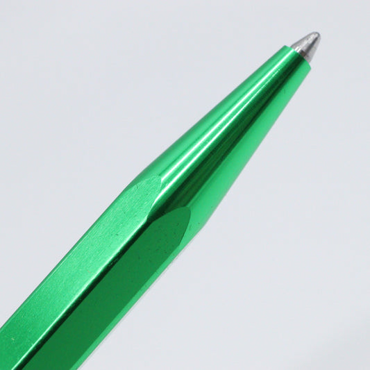 Caran D’ache 849 Ballpoint Pen with Metal Case – Metallic Green - Buchan's Kerrisdale Stationery