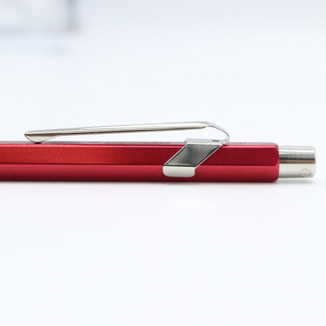 Caran D’ache 849 Ballpoint Pen with Metal Case – Metallic Red - Buchan's Kerrisdale Stationery