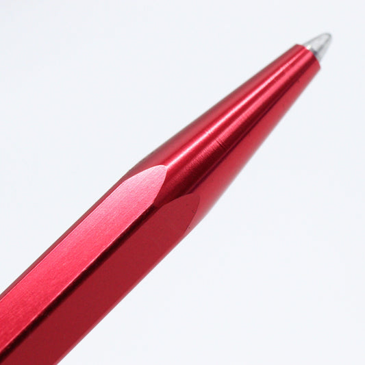 Caran D’ache 849 Ballpoint Pen with Metal Case – Metallic Red - Buchan's Kerrisdale Stationery