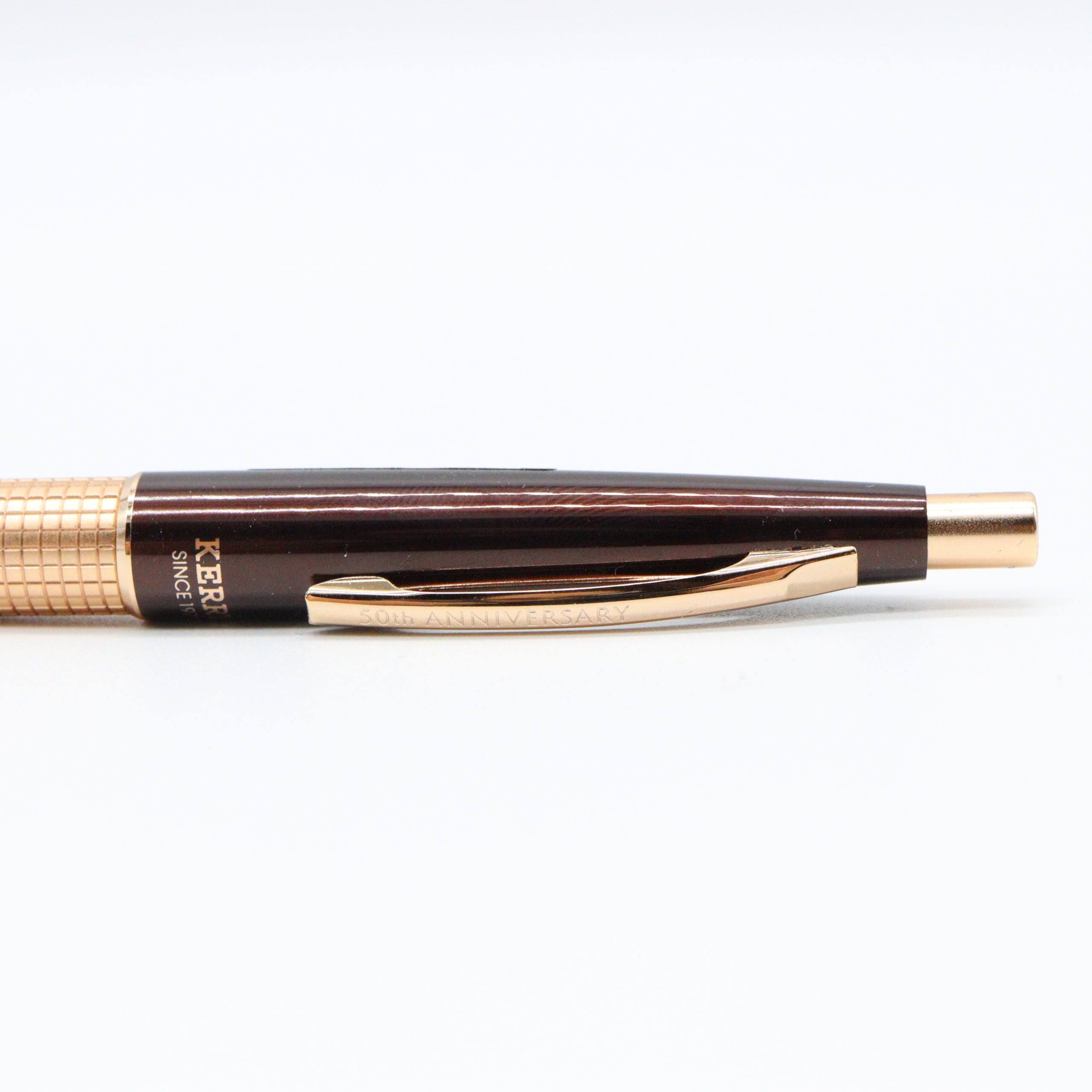 PENTEL - Sharp Kerry Mechanical Pencil Limited Edition 50th Anniversary -  0.5mm Brown with Rose Gold Accents