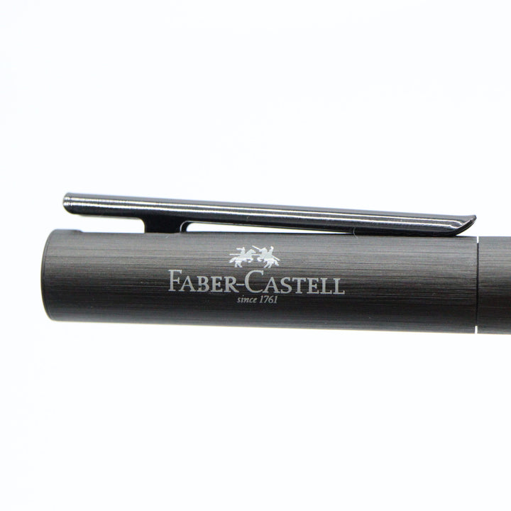 Faber-Castel – NEO Slim Rollerball Pen with Gift Box Case – Gun Metal Black - Buchan's Kerrisdale Stationery