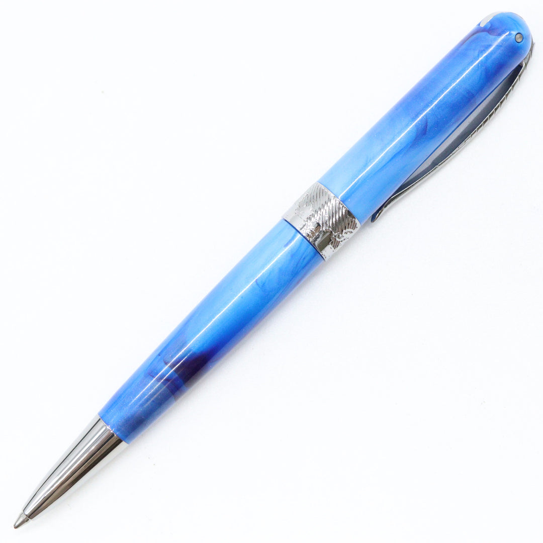 Pineider - 'Avatar' Ultra Resin Ballpoint Pen - Neptune Blue - Buchan's Kerrisdale Stationery
