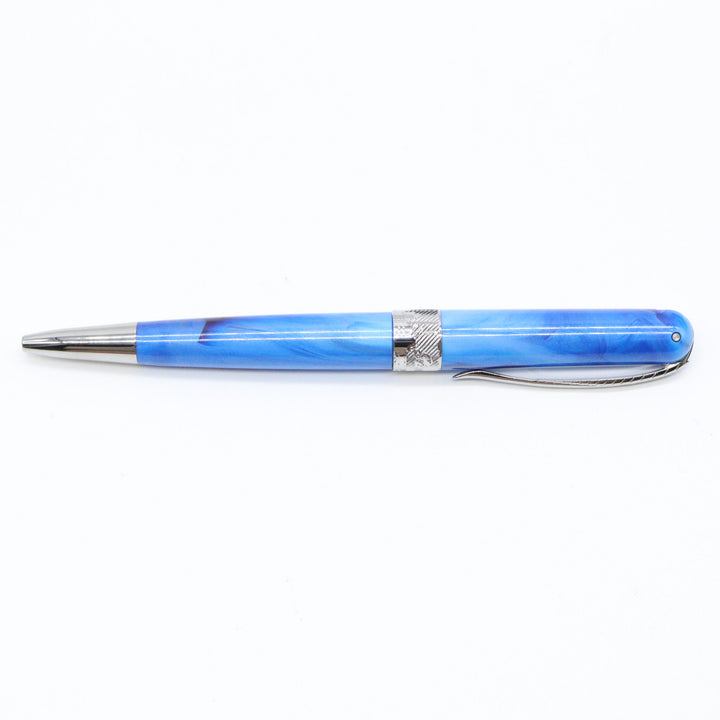 Pineider - 'Avatar' Ultra Resin Ballpoint Pen - Neptune Blue - Buchan's Kerrisdale Stationery
