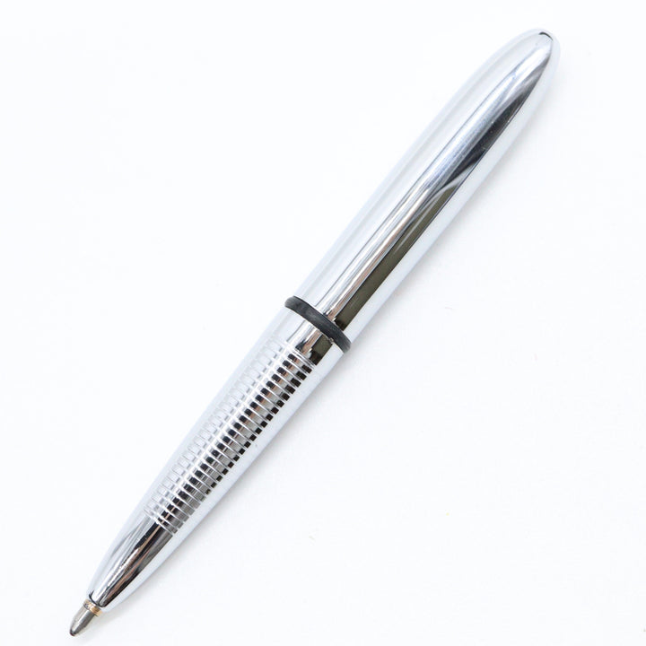Fisher Space Pen – Bullet – Silver Chrome with Gold Shuttle Emblem - Buchan's Kerrisdale Stationery