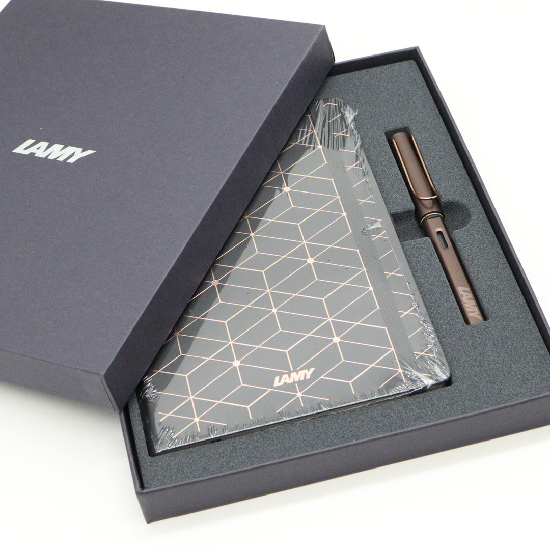 LAMY – Notebook Gift Set with Maroon LX Special Edition Fountain Pen - Buchan's Kerrisdale Stationery