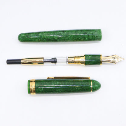 PLATINUM – #3776 Celluloid Fountain Pen with 14K Gold Nib – Jade - Buchan's Kerrisdale Stationery