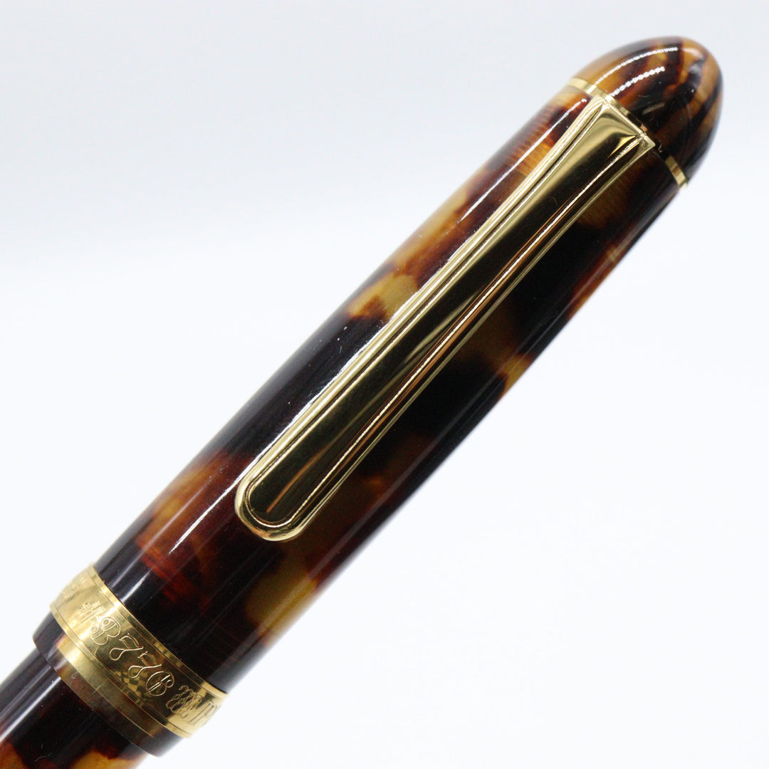 PLATINUM – #3776 Celluloid Fountain Pen 14K Gold – Tortoise - Buchan's Kerrisdale Stationery