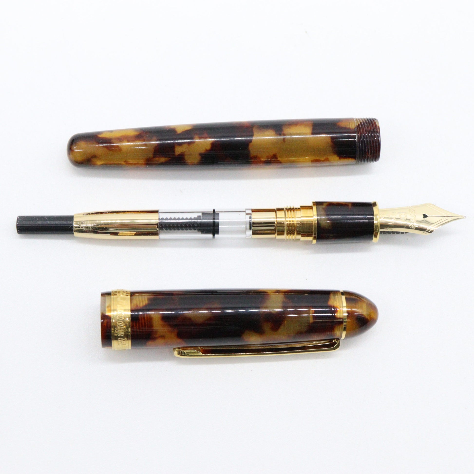 PLATINUM – #3776 Celluloid Fountain Pen 14K Gold – Tortoise - Buchan's Kerrisdale Stationery