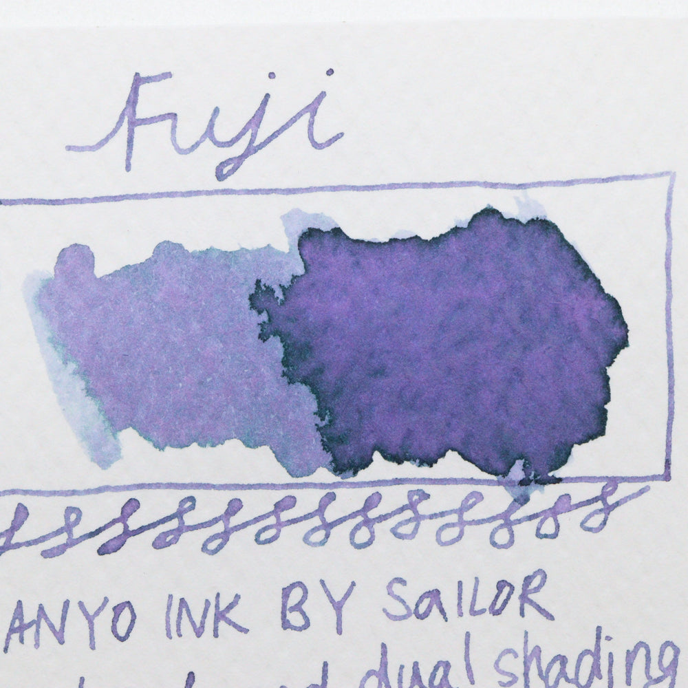 SAILOR PEN – MANYO INK – Bottled Fountain Pen Dual Shading Ink (50ml) – FUJI (Purple) - Buchan's Kerrisdale Stationery