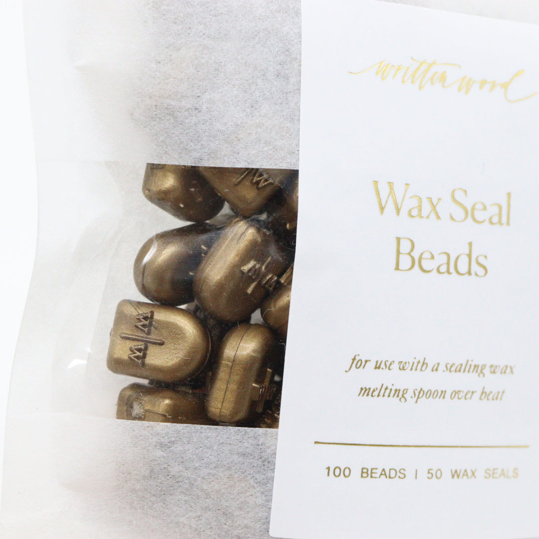 WRITTEN WORD – Wax Beads to Make Wax Seals – Gold - Buchan's Kerrisdale Stationery