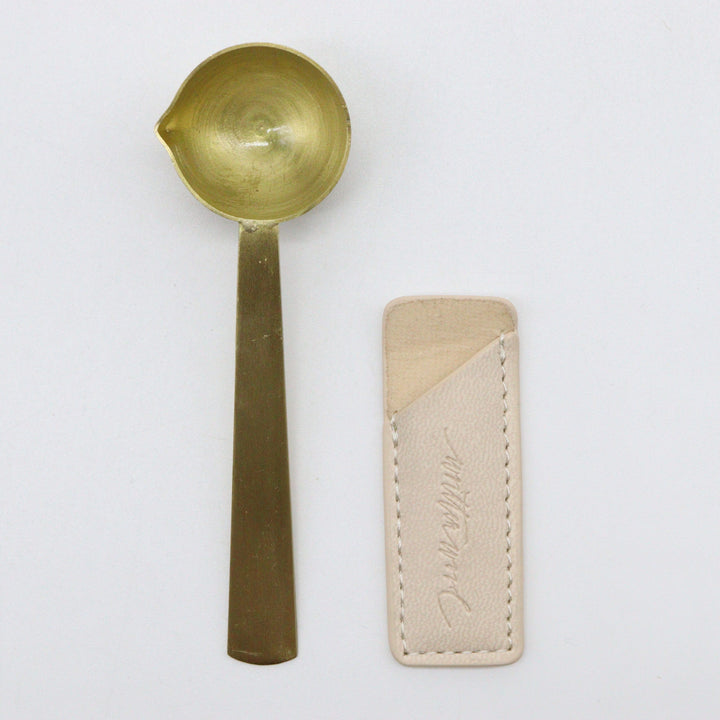 WRITTEN WORD - Wax Seal Stove and Spoon - Brass - Buchan's Kerrisdale Stationery