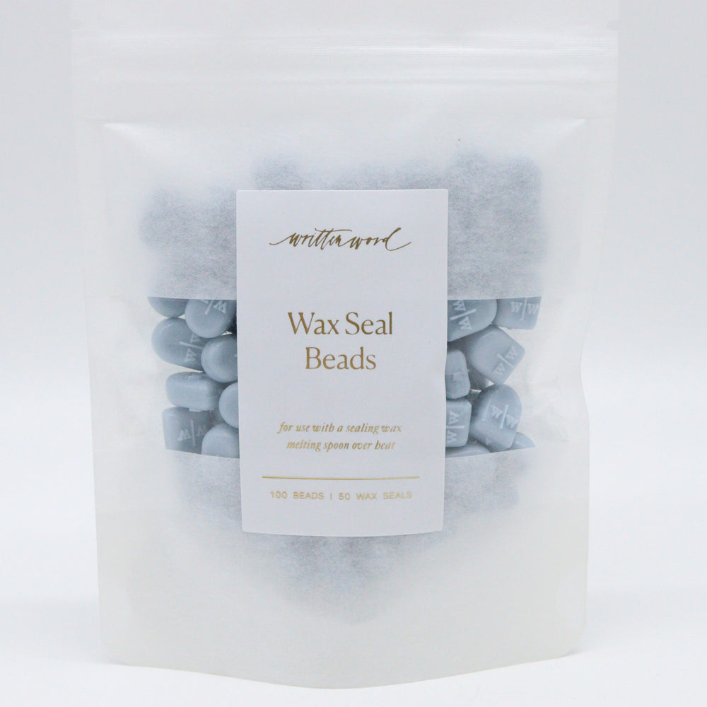 WRITTEN WORD – Wax Beads to Make Wax Seals – Dusty Blue - Buchan's Kerrisdale Stationery