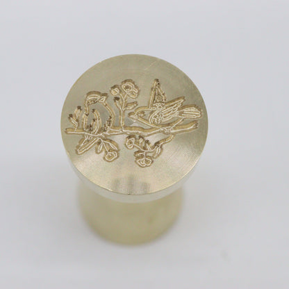 WRITTEN WORD - Wax Seal Set - Brass Stamp to Make Wax Seals - 'Birds' - Buchan's Kerrisdale Stationery