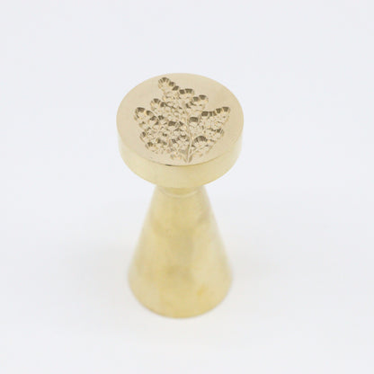 WRITTEN WORD - Brass Stamp with 2 Wax Sticks - Wax Seal Set 'Maidenhair Fern' - Buchan's Kerrisdale Stationery