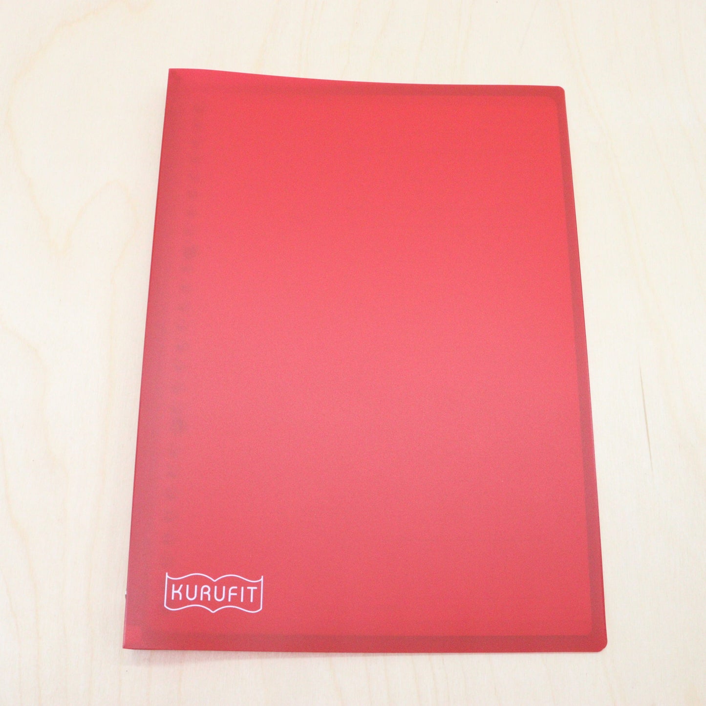 MARUMAN - B5 Kurufit Binder, Lined Loose Leaf and To-do Leaf Set - Red - Buchan's Kerrisdale Stationery