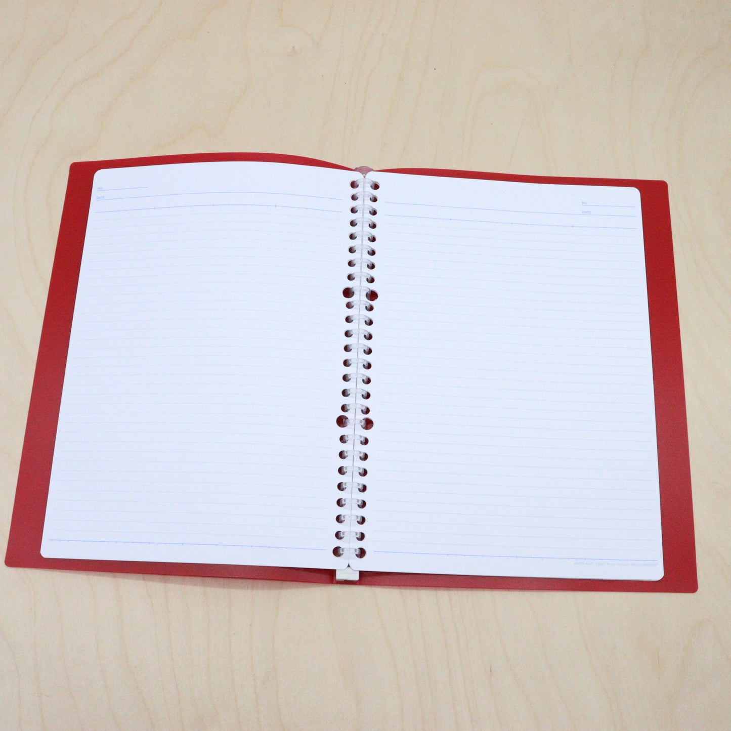 MARUMAN - B5 Kurufit Binder, Lined Loose Leaf and To-do Leaf Set - Red - Buchan's Kerrisdale Stationery