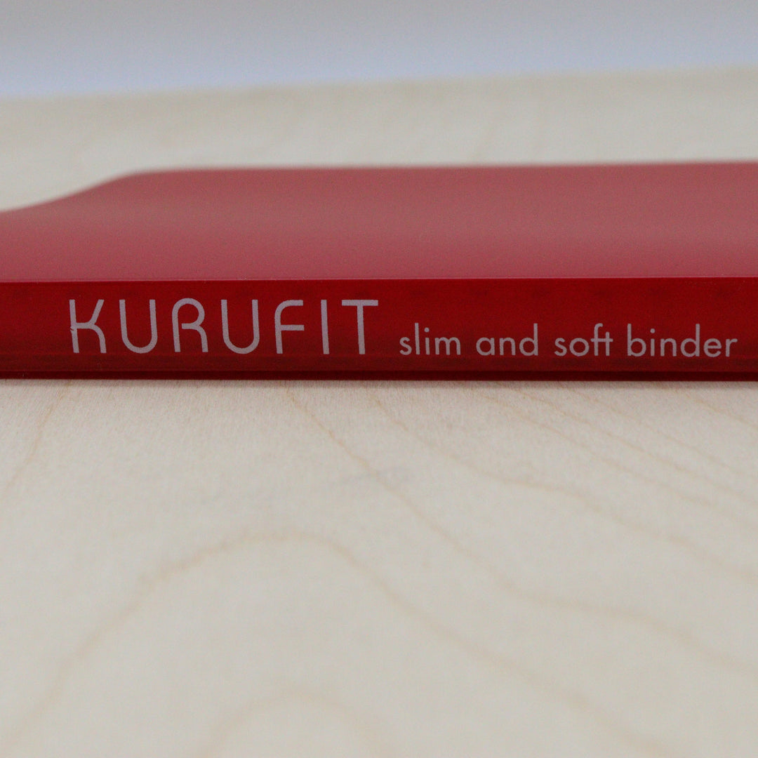 MARUMAN - B5 Kurufit Binder, Lined Loose Leaf and To-do Leaf Set - Red - Buchan's Kerrisdale Stationery