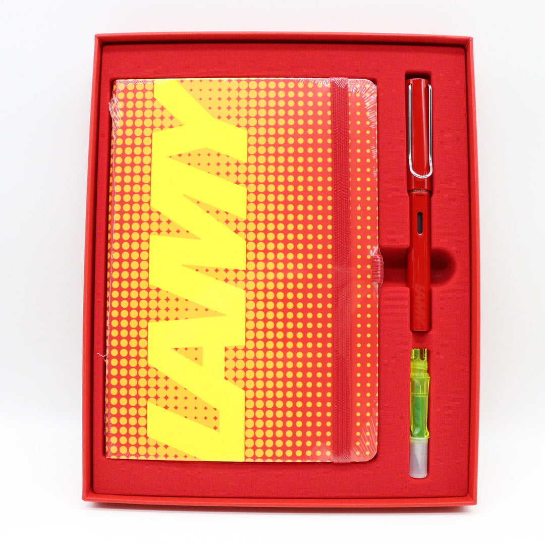LAMY - Al-Star Glossy Red Fountain Pen - Special Edition Set - Buchan's Kerrisdale Stationery