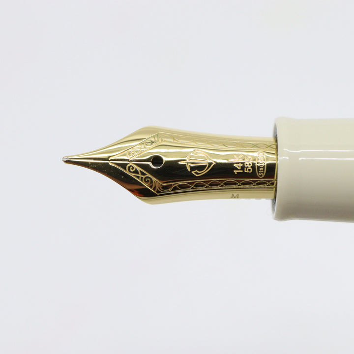 SAILOR PEN - 1911S Fountain Pen - 14K Gold Nib - Ivory and Gold Trim (Meidium Nib) - Buchan's Kerrisdale Stationery