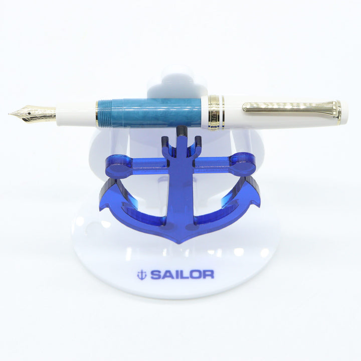 SAILOR PEN - Pro Gear Slim Mini Fountain Pen -  14K Gold - RENCONTRE Collection - Bleu Ciel - Sky Blue - Buchan's Kerrisdale Stationery