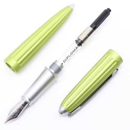 DIPLOMAT –  "AERO" Fountain Pen - Citrus Chrome - Buchan's Kerrisdale Stationery