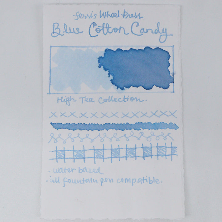 FERRIS WHEEL PRESS - Fountain Pen Ink 85 ml - The Original Trio "Blue Cotton Candy" - Buchan's Kerrisdale Stationery