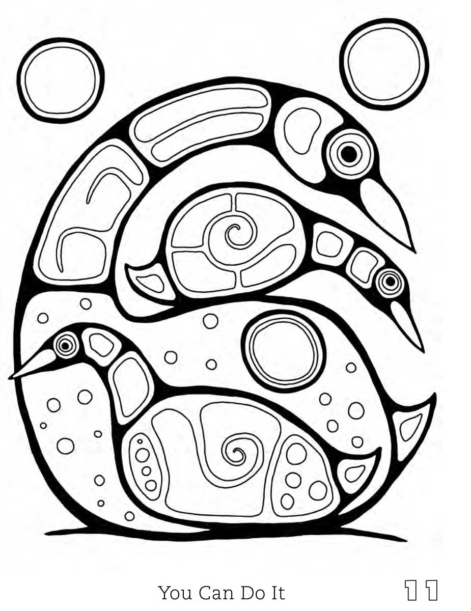 INDIGENOUS COLLECTION - Jim Oskineegish Coloring Book - Buchan's Kerrisdale Stationery