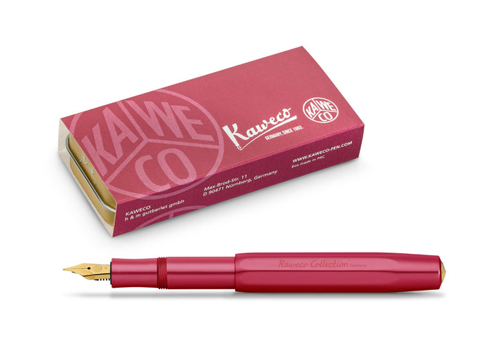 Kaweco - Collection AL SPORT Fountain Pen - Ruby - Buchan's Kerrisdale Stationery