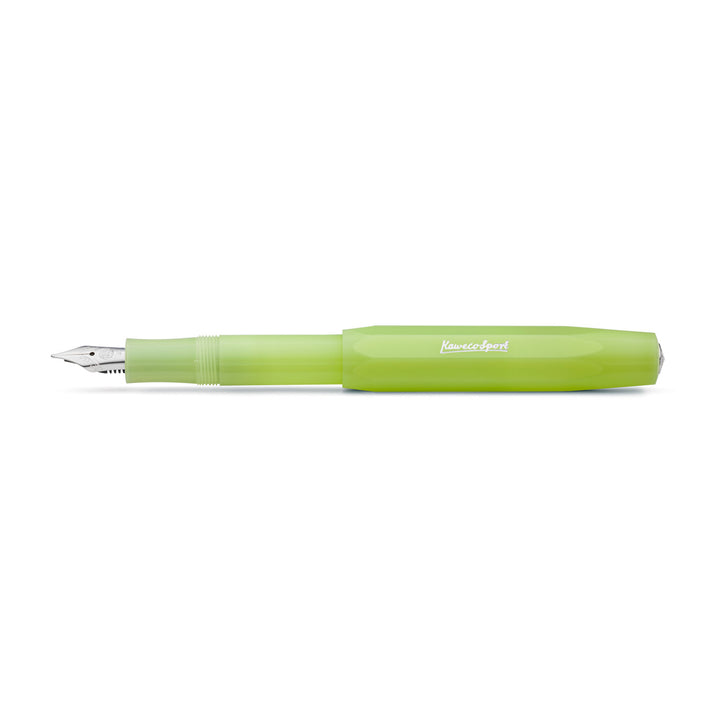 Kaweco FROSTED SPORT Fountain Pen Lime - Buchan's Kerrisdale Stationery