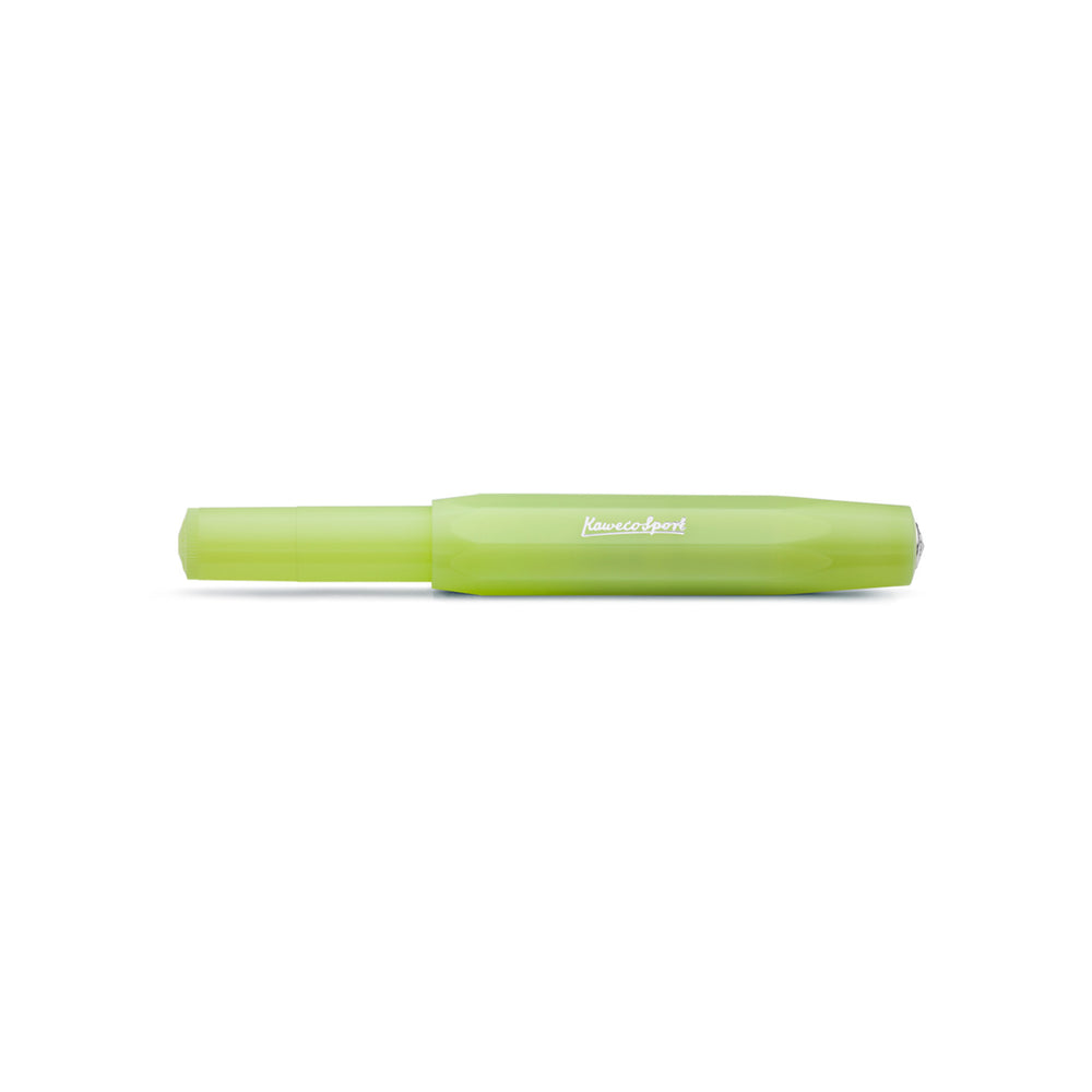 Kaweco FROSTED SPORT Fountain Pen Lime - Buchan's Kerrisdale Stationery