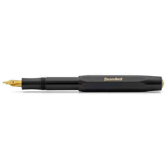 Kaweco Classic Sport Fountain Pen – Black Body - Buchan's Kerrisdale Stationery