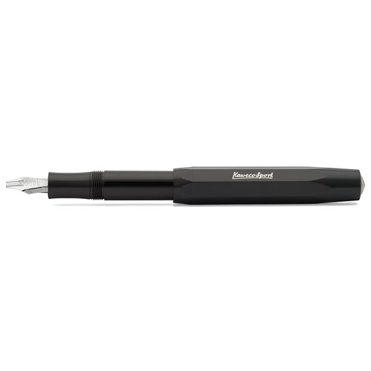 Kaweco Calligraphy Classic Black Fountain Pen - TWIN Nib - Buchan's Kerrisdale Stationery