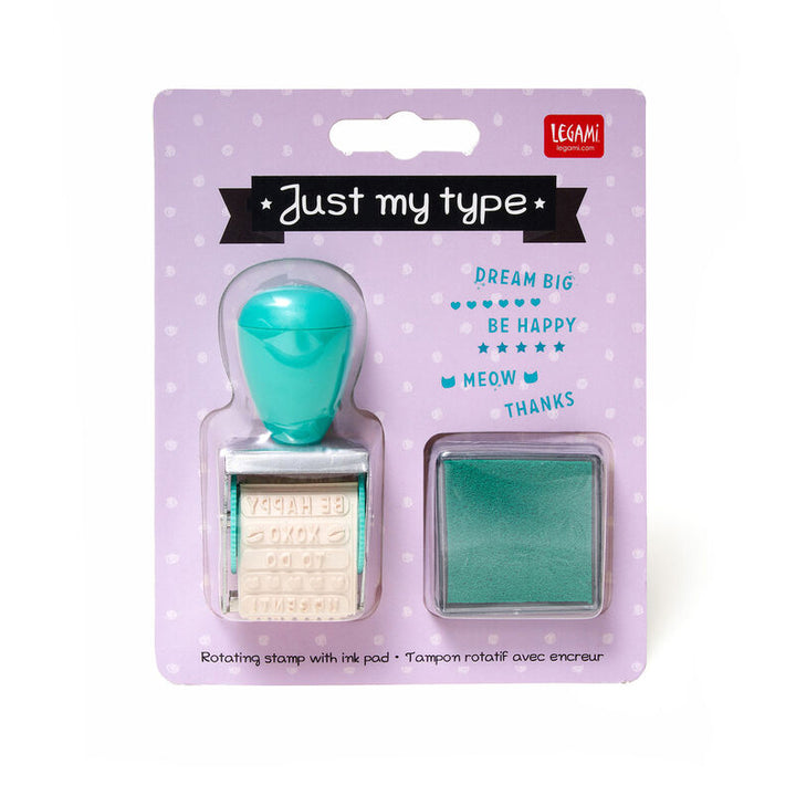 LEGAMI - Rotating Stamp with Ink Pad - Buchan's Kerrisdale Stationery