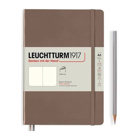 LEUCHTTURM - SOFTCOVER NOTEBOOK (A5), 123 NUMBERED PAGES, WARM EARTH BLANK - Buchan's Kerrisdale Stationery