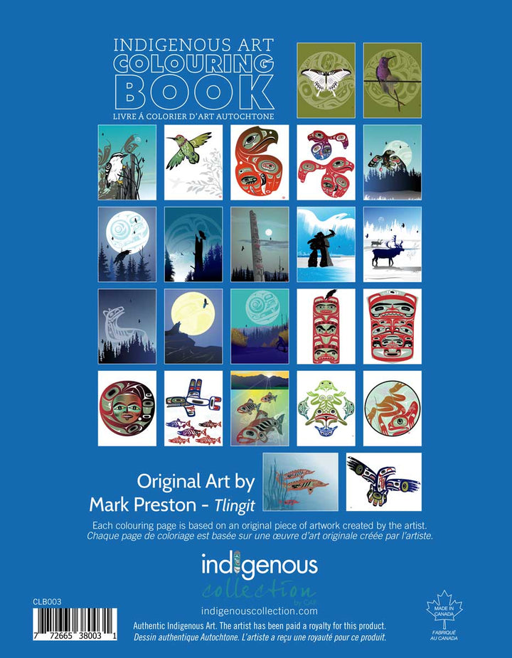 INDIGENOUS COLLECTION - John Balloue Coloring Book - Buchan's Kerrisdale Stationery