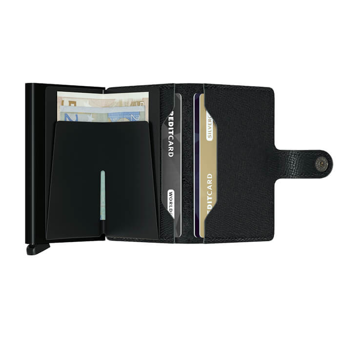 SECRID Miniwallet Crisple Black - Buchan's Kerrisdale Stationery