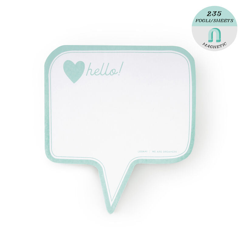 LEGAMI - Chat Bubble Magnetic Notepad - Buchan's Kerrisdale Stationery