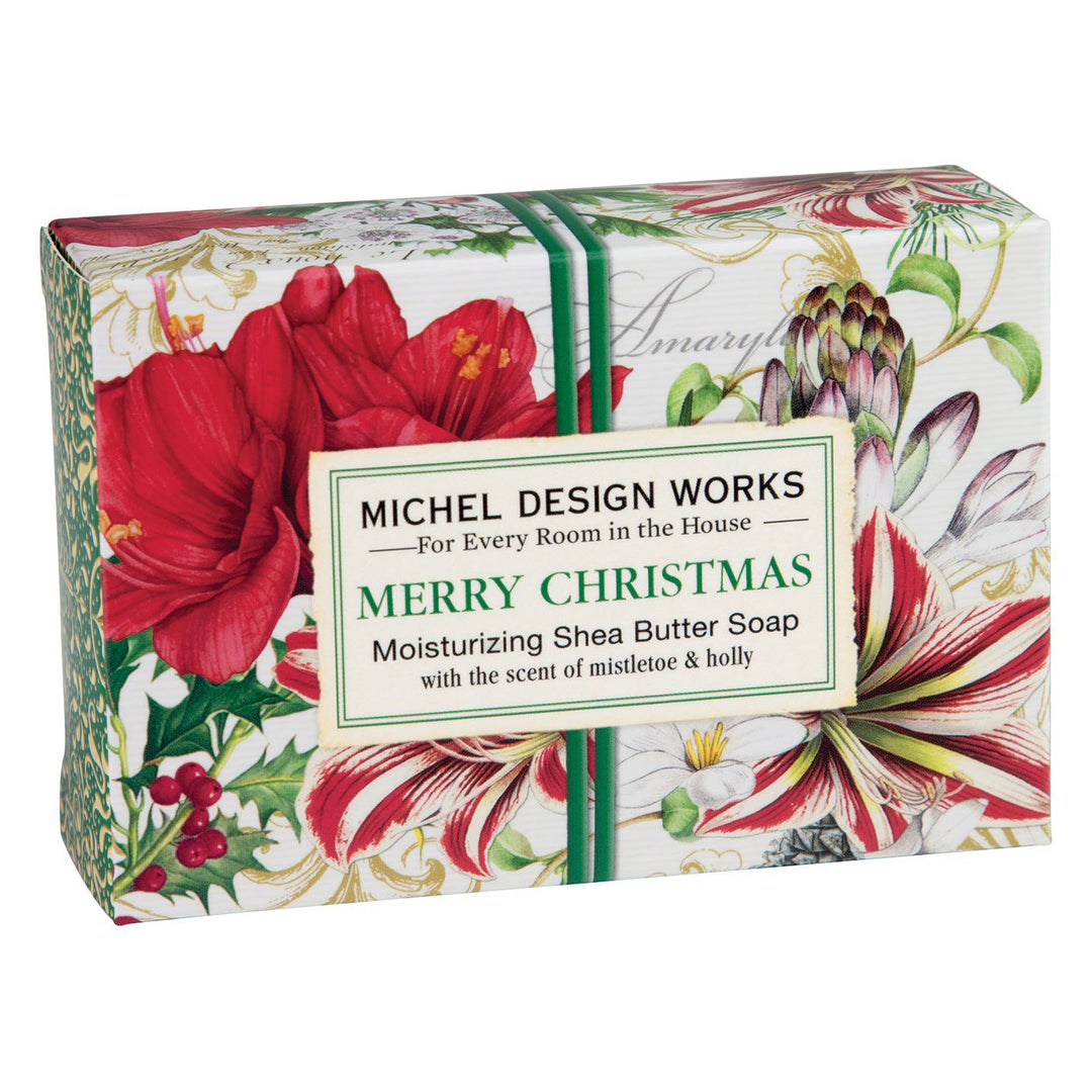 MICHEL DESIGNS- 4.5 oz. Boxed Soap "Merry Christmas" - Buchan's Kerrisdale Stationery