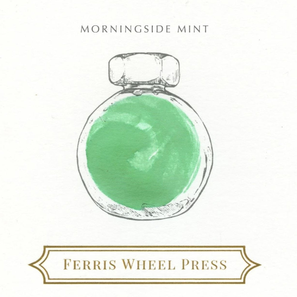 FERRIS WHEEL PRESS - Fountain Pen Ink 85 ml - "Morningside Mint" - "Morningside Collection" - Buchan's Kerrisdale Stationery