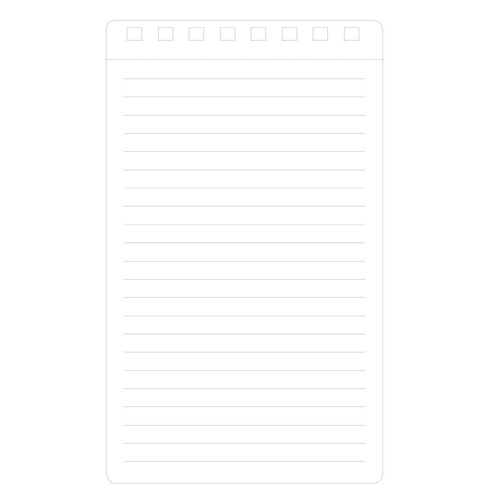 MARUMAN - MNEMOSYNE - N192A B7 NOTEPAD LINED - Buchan's Kerrisdale Stationery