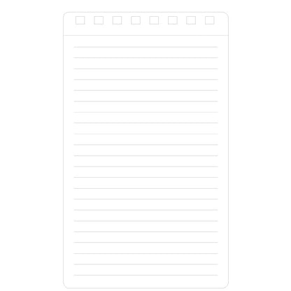 MARUMAN - MNEMOSYNE - N192A B7 NOTEPAD LINED - Buchan's Kerrisdale Stationery