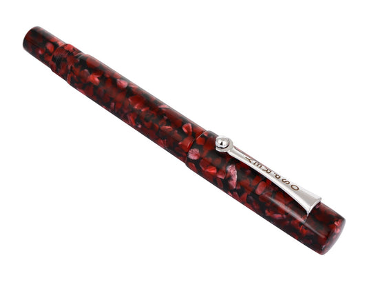 OSPREY PENS - MILANO Fountain Pen "Red Japser" With Standard And Flex Nib Options - Buchan's Kerrisdale Stationery