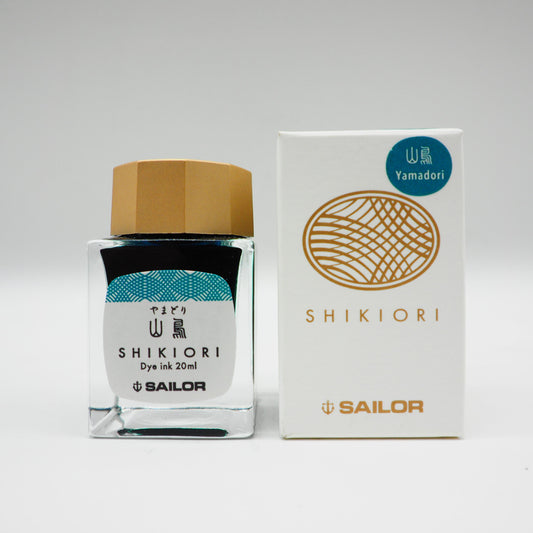 SAILOR PEN – SHIKIORI INK – Bottled Fountain Pen Ink (20ml) – YAMADORI - Buchan's Kerrisdale Stationery