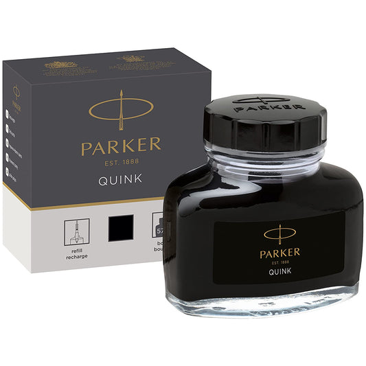 Parker Fountain Pen Ink Black Quink - Buchan's Kerrisdale Stationery