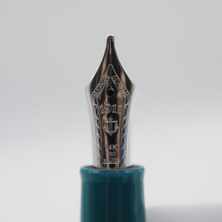SAILOR PEN - Professional Gear Slim "Ocean Blue" Fountain Pen - Buchan's Kerrisdale Stationery