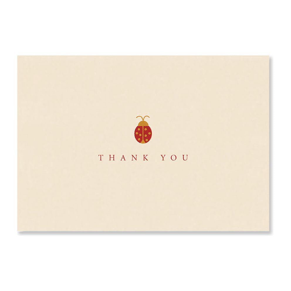 PETER PAUPER PRESS - LADYBUG THANK YOU NOTES - Buchan's Kerrisdale Stationery