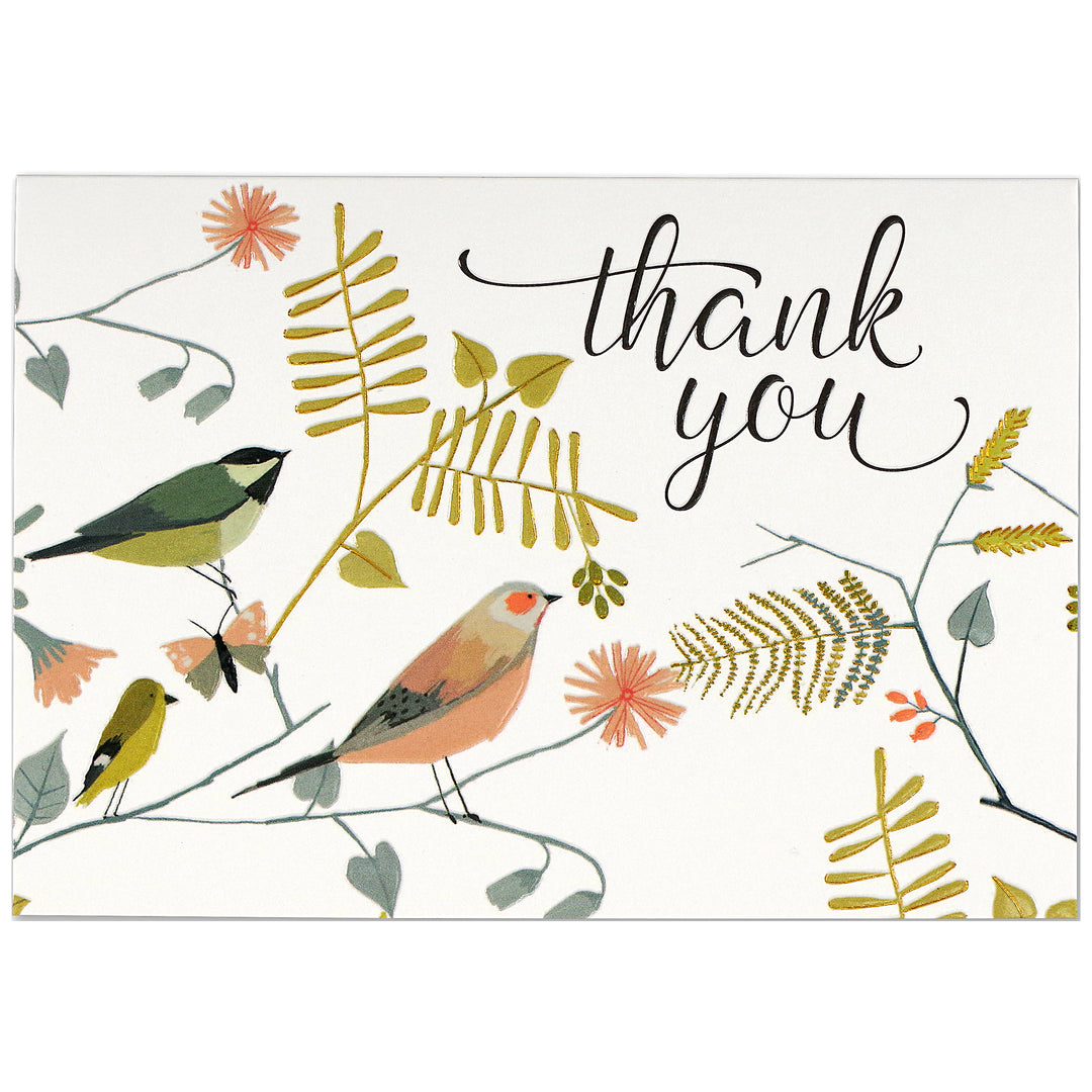 PETER PAUPER PRESS - SONGBIRDS THANK YOU NOTES - Buchan's Kerrisdale Stationery