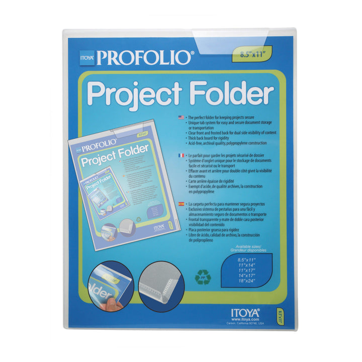 PROFOLIO - Project Folder - 8.5" x 11" Clear - Buchan's Kerrisdale Stationery