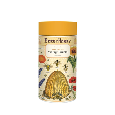 CAVALLINI & CO - 1000 Piece Vintage Puzzle "Bees & Honey" - Buchan's Kerrisdale Stationery