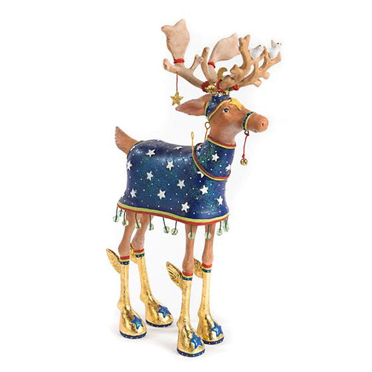 PATIENCE BREWSTER - DASH AWAY REINDEER XMAS FIGURINE - DASH AWAY COMET - Buchan's Kerrisdale Stationery